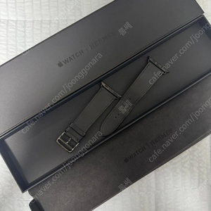 정품 애플워치 에르메스 누아르 가죽스트랩