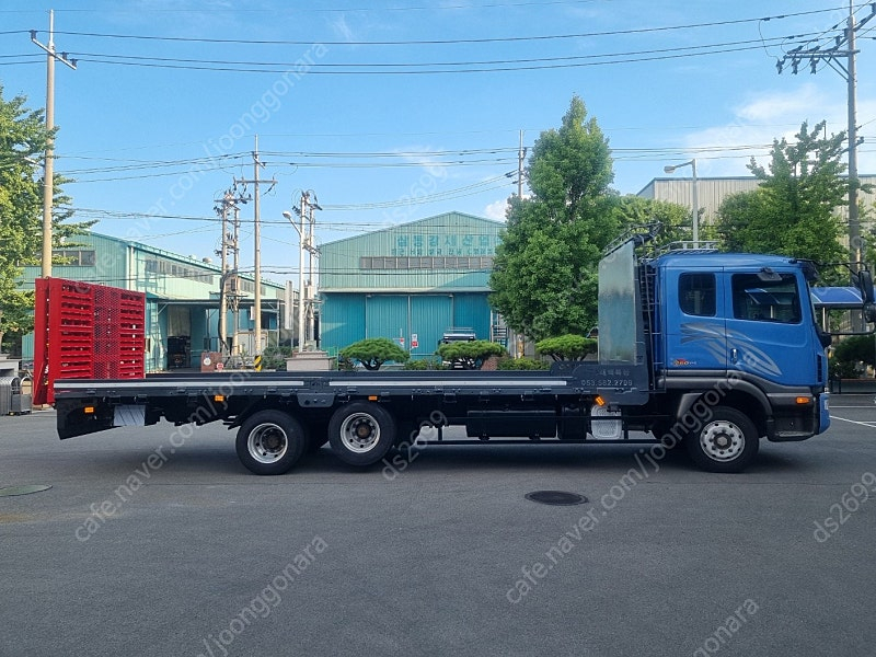 대우 프리마 4.5톤 접이식 자동사다리 장착 (농기계 운반차량)--2