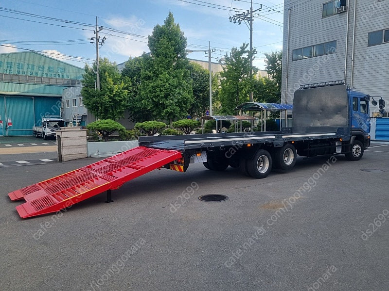 대우 프리마 4.5톤 접이식 자동사다리 장착 (농기계 운반차량)--5