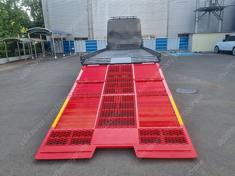 대우 프리마 4.5톤 접이식 자동사다리 장착 (농기계 운반차량)--6