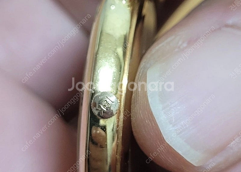 LANGS 18K 금장 시계--2