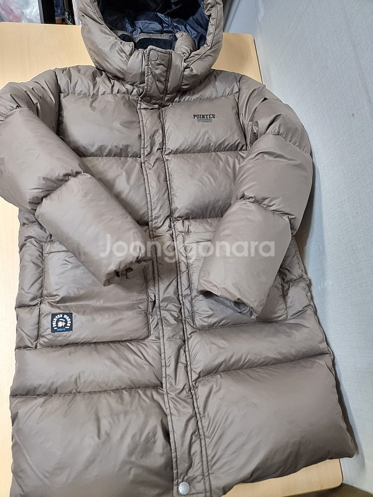 헤지스 아동,주니어 덕다운 롱패딩/사이즈 165(15Y)--3