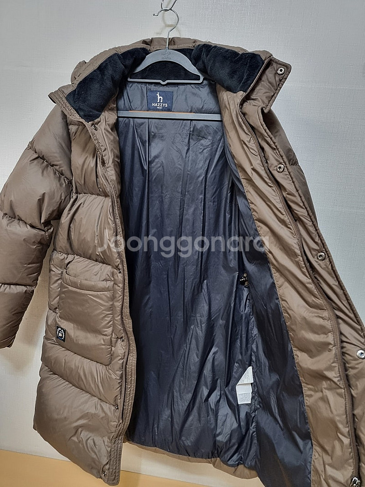 헤지스 아동,주니어 덕다운 롱패딩/사이즈 165(15Y)--4