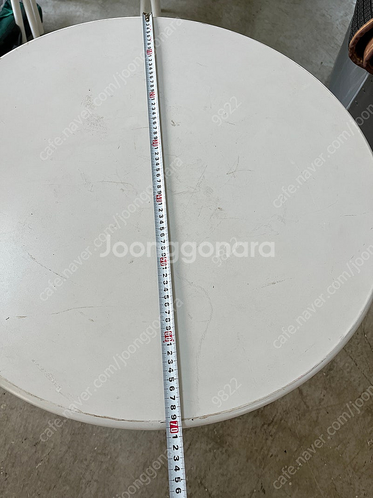 화이트 철제테이블--4
