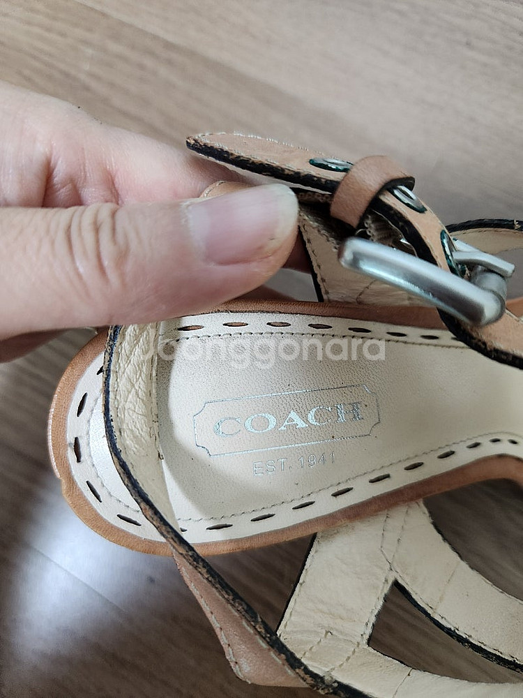 여성 코치 COACH 샌들/택포--3