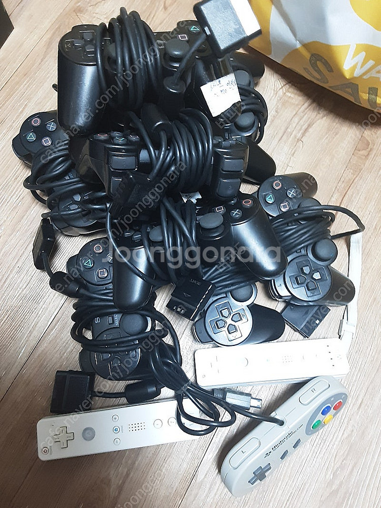 PS2 정크패드 위 리모트 슈패 패드등 정크용 팝니다--0
