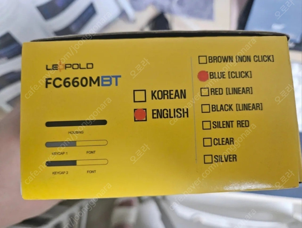레오폴드 블루투스 키보드 FC900RBT / FC660MBT 판매합니다 이미지