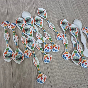 2002 한일 월드컵 도자기 기념 스푼 일본