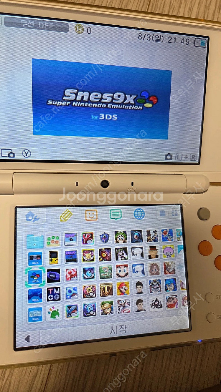 뉴 닌텐도 2ds xl ㅋㅍ 128기가 팝니다--0