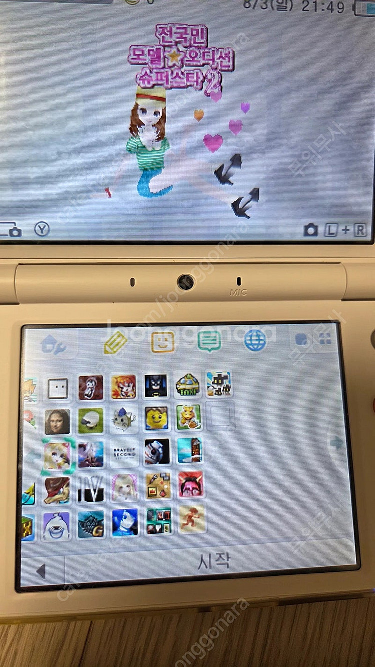 뉴 닌텐도 2ds xl ㅋㅍ 128기가 팝니다--2