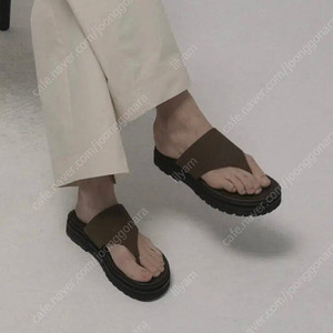 그레이룸 스웨이드 플랫폼 쪼리 240 브라운