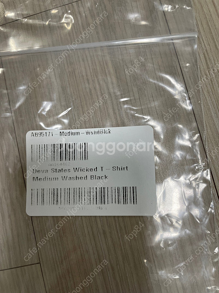 [미착용 새제품] DEVA STATES WICKED T-Shirt, Washed Black, M size, DEVA...--8