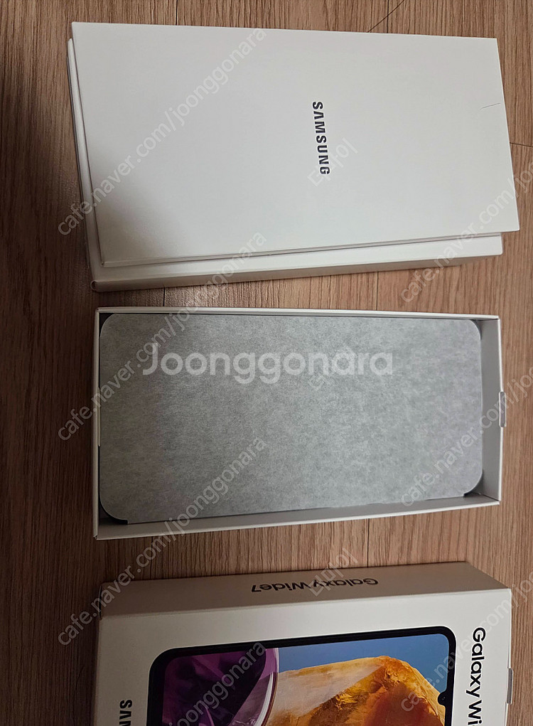 삼성 갤럭시 와이드7 그레이 정상해지 팝니다--1