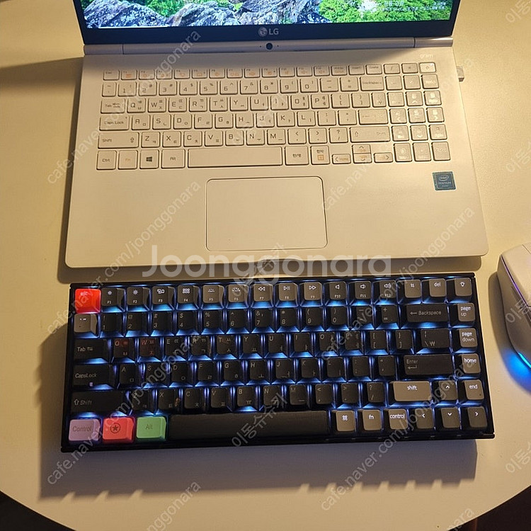 키크론 K2 알루미늄 유/무선 키보드 RGB백라이트--0