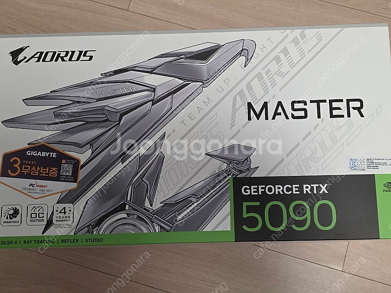 RTX 5090 AORUS MASTER 아이스 팝니다.--0
