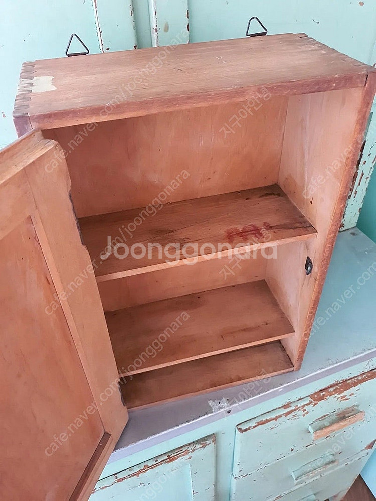 영국빈티지 파인우드 벽장 약장 매디컬캐비넷 소가구--5