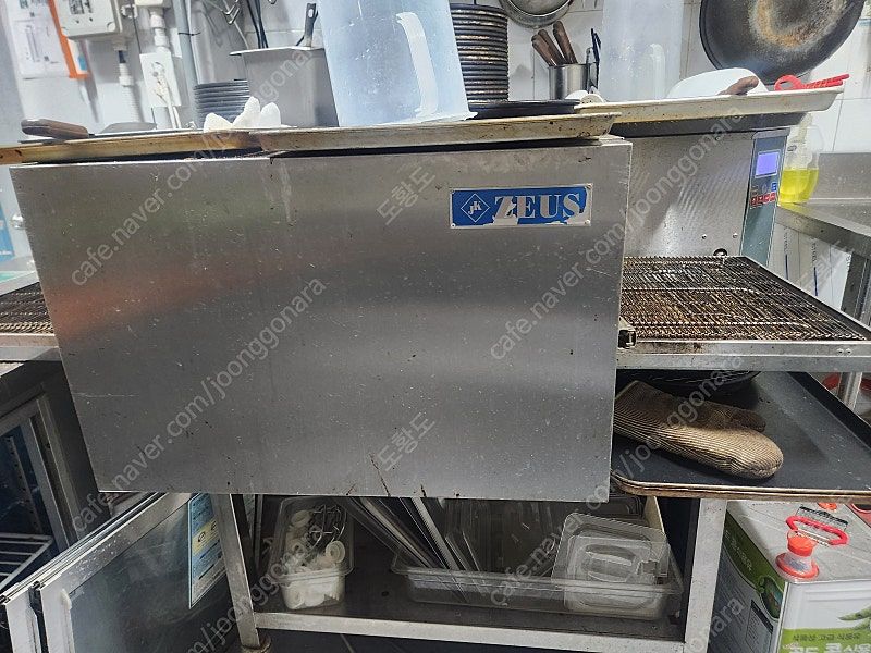제우스 컨베이어 피자 오븐 가스식--1
