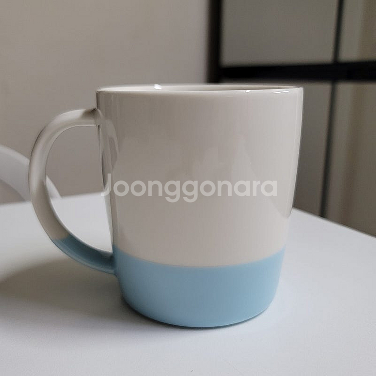 스타벅스 에치드 사이렌 머그 하늘색 컵 355ml--1