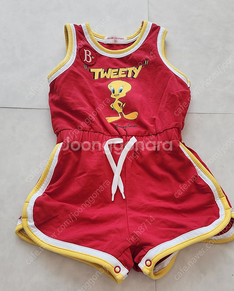 베베드피노 90 24년 루니튠즈 오버롤 90 / 슈트--0