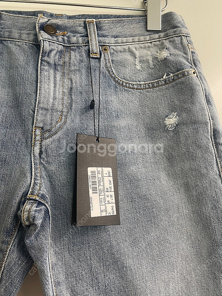 생로랑 데님 스키니핏 디스진 30사이즈--1