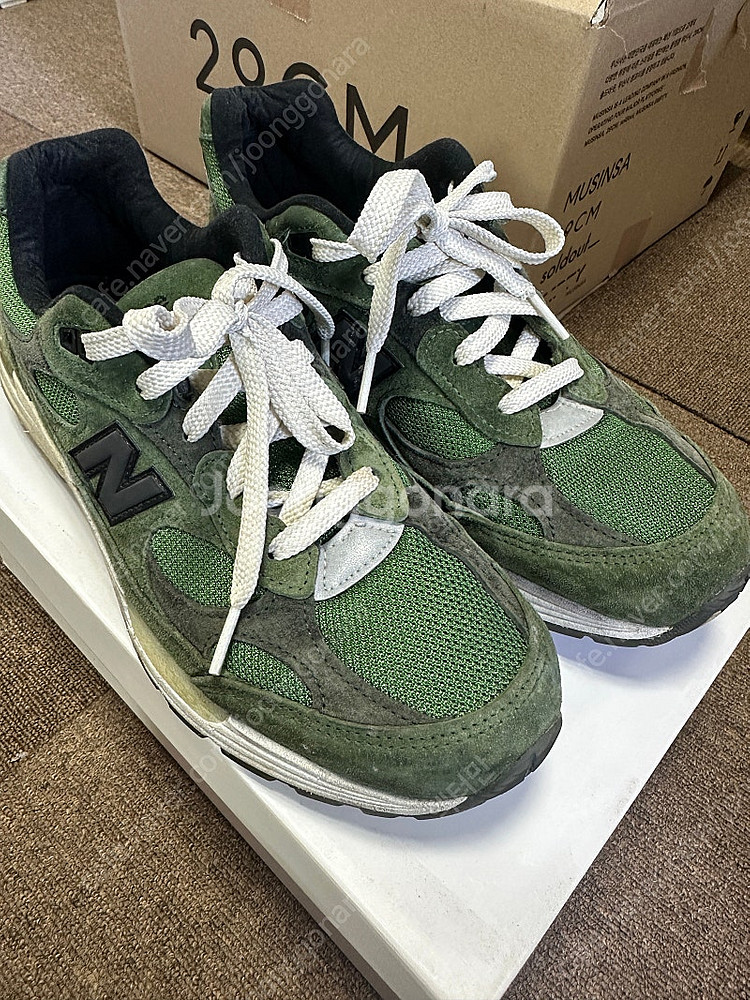뉴발란스 992 자운드 모시그린 270--0