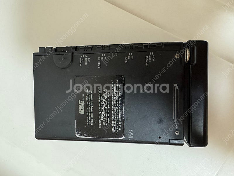 아이와 AIWA 카세트 워크맨 J550D 팝니다--1