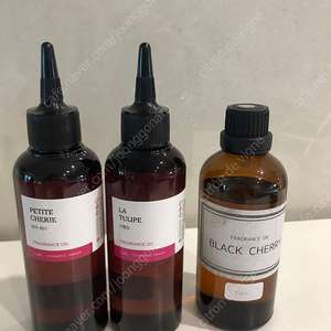 프래그런스 오일 100ml 새것 / 일괄 라튤립,쁘띠쉐리,블랙체리