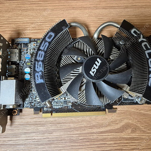라데온 HD 6850 1G 그래픽카드 택포 1만5천원