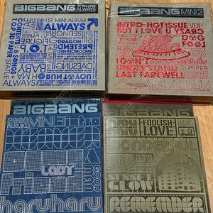 빅뱅 미니앨범1,2,3,4 정규2집 팔아요