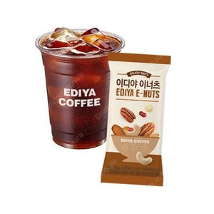 이디야 4600 아메리카노 L + 넛츠 세트 기프티콘 금액권 쿠폰 교환권 카페 커피