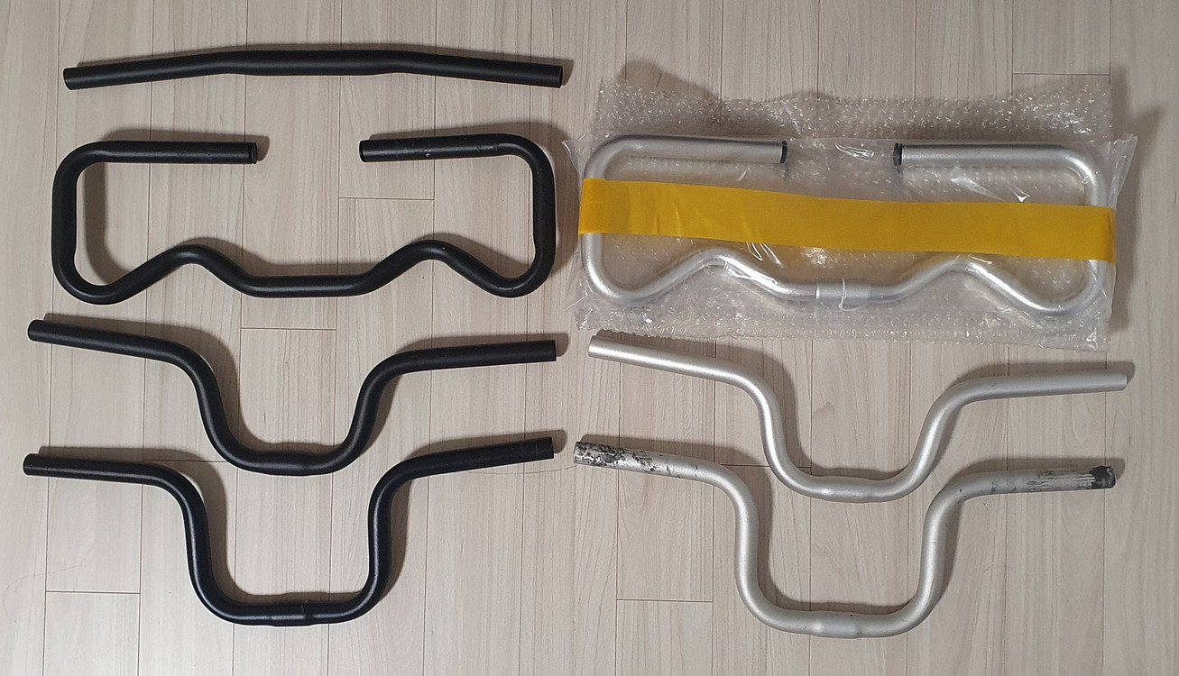 브롬톤 블랙 2단 휠 셋트, 핸들바--3