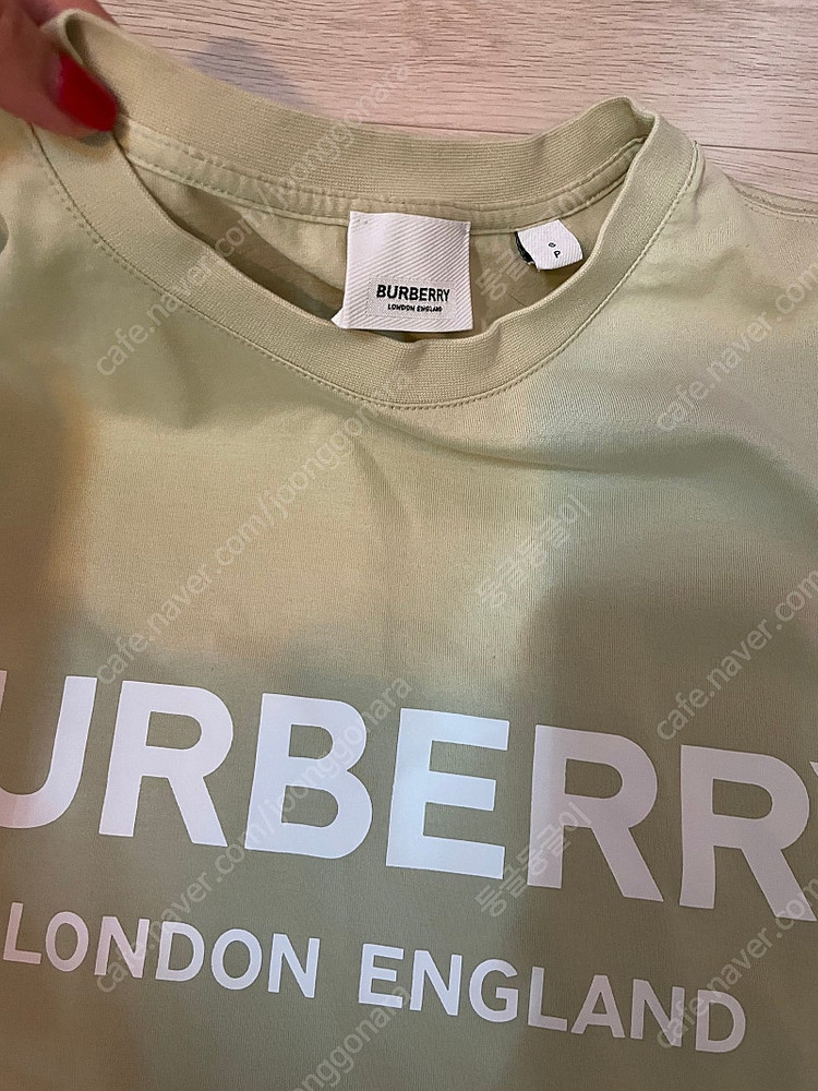 정품 버버리티셔츠--3