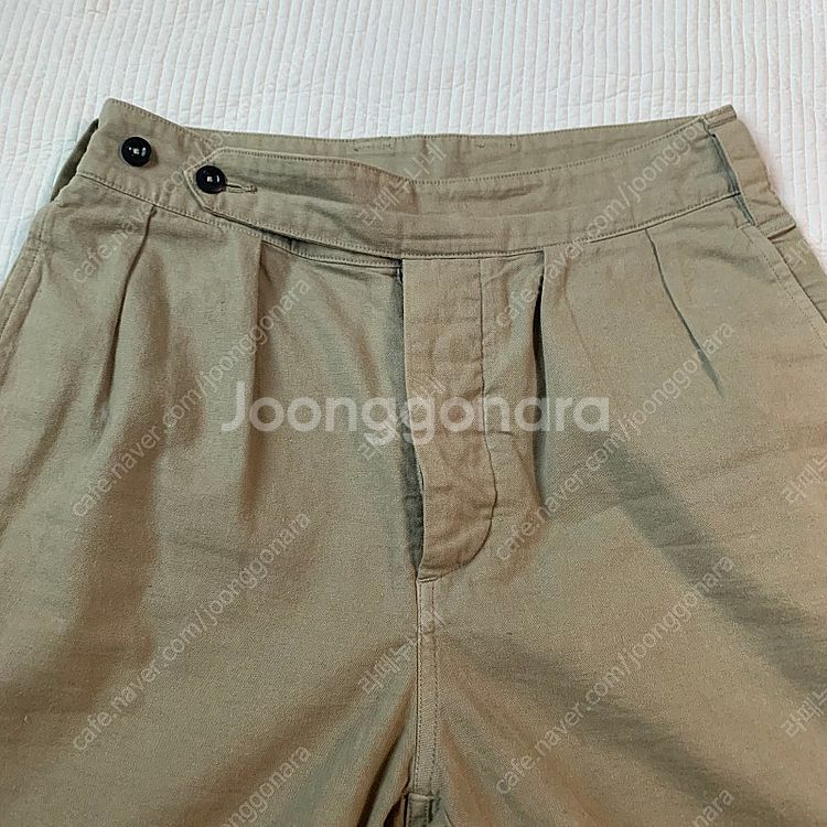 마가렛호웰 mhl 면린넨 바지 팬츠--2