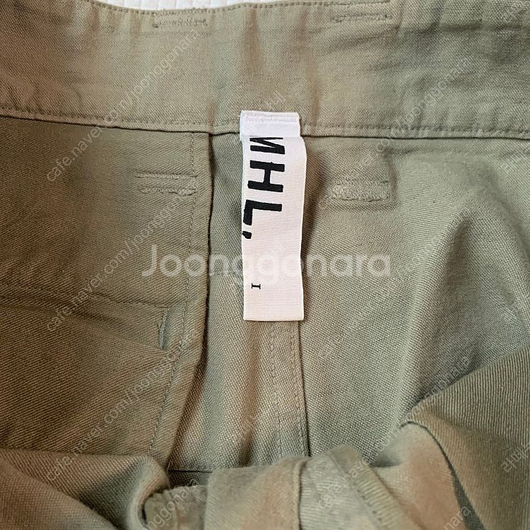 마가렛호웰 mhl 면린넨 바지 팬츠--3