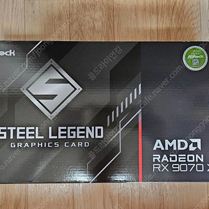 ASROCK RX 9070 XT 스틸레전드 다크 16GB 미사용 새제품 택포