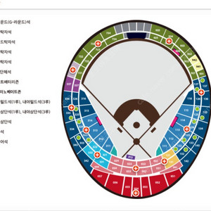 사직야구장 롯데 VS SSG 8/8(금) 1루 내야필드석 2연석