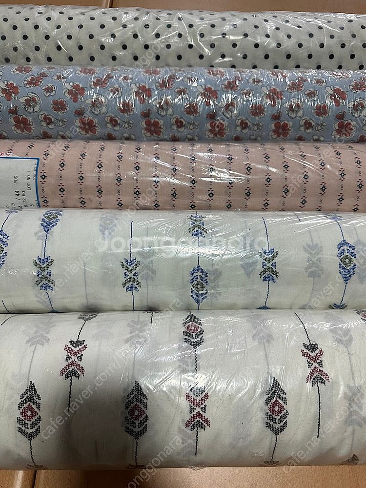 면40수 대폭 나염지 마당 1,000원--1