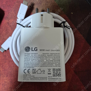 LG 그램 프로 노트북 정품 어댑터 90W C타입 LP90WGC20H-EK 초고속 충전기
