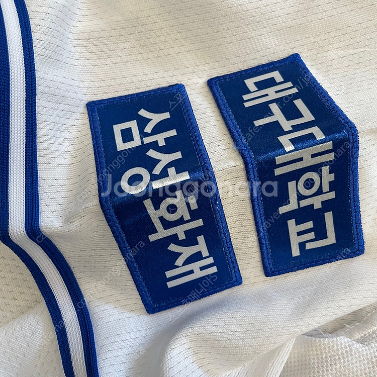 삼성라이온즈 언더아머 실착지급용 유니폼 110 이정식--3
