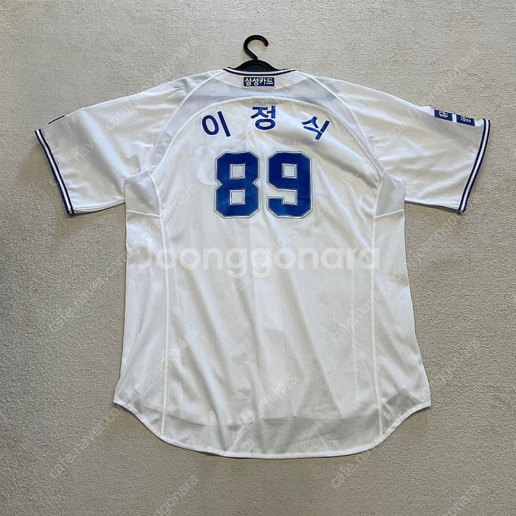 삼성라이온즈 언더아머 실착지급용 유니폼 110 이정식--7