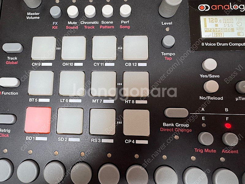 ELEKTRON 아날로그 드럼머신 RYTM MK1 판매...--2