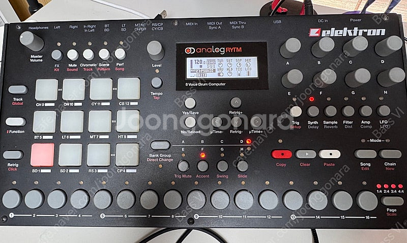 ELEKTRON 아날로그 드럼머신 RYTM MK1 판매...--4