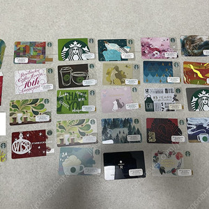 스타벅스 수집카드 및 스타벅스 굿즈 일괄 판매 합니다.