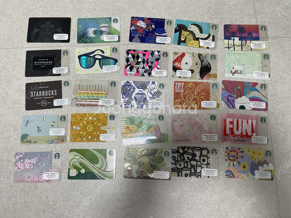 스타벅스 수집카드 및 스타벅스 굿즈 일괄 판매 합니다.--1