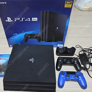 PS4 Pro 1TB 팝니다(게임2개)