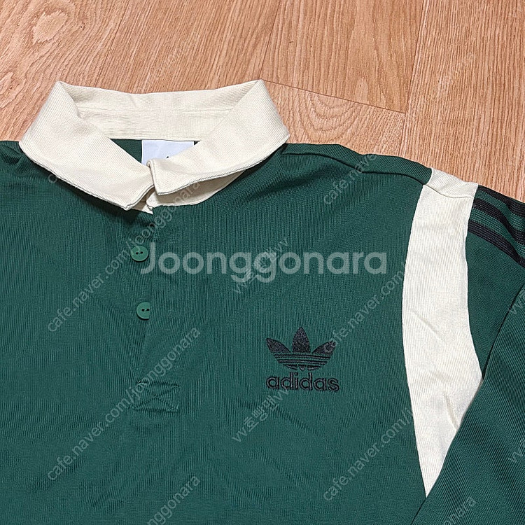아디다스 럭비티 럭비셔츠 그린 M--1