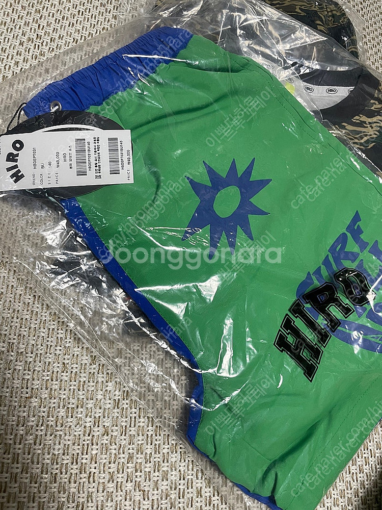 히로 멜팅 상하의세트 히로 셋업 블랙 라임130,히로로...--5