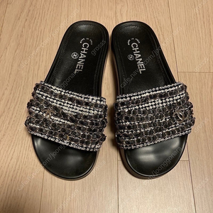 샤넬 정품 슬리퍼