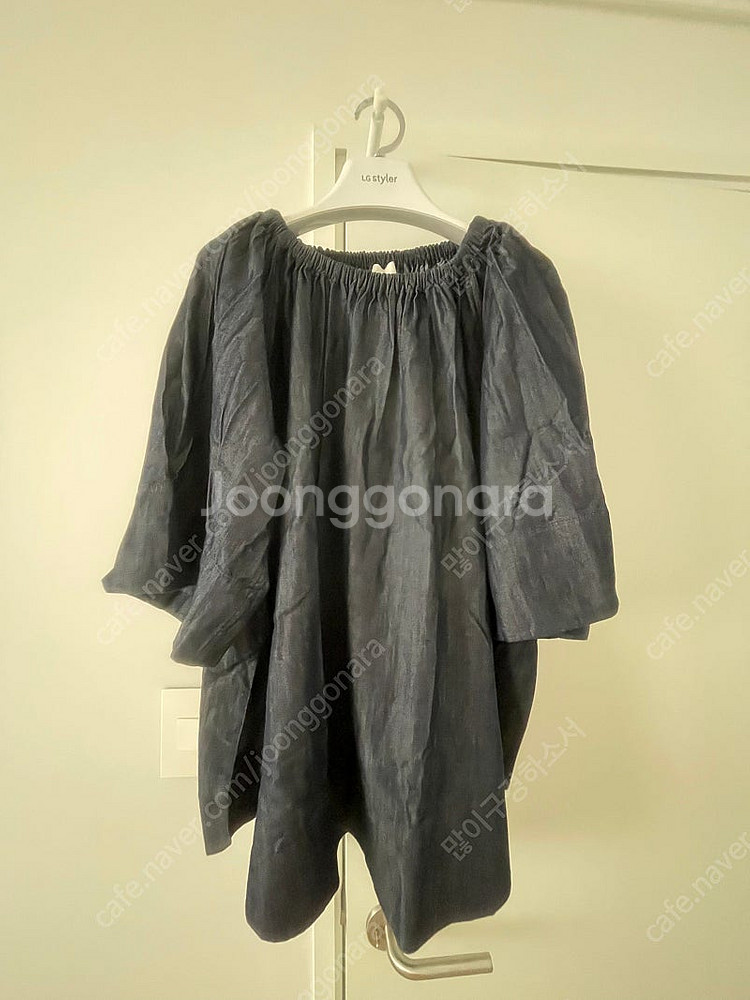 70%할인 cos코스 택 새옷 데님 블라우스ㅡ🩵🤍--3