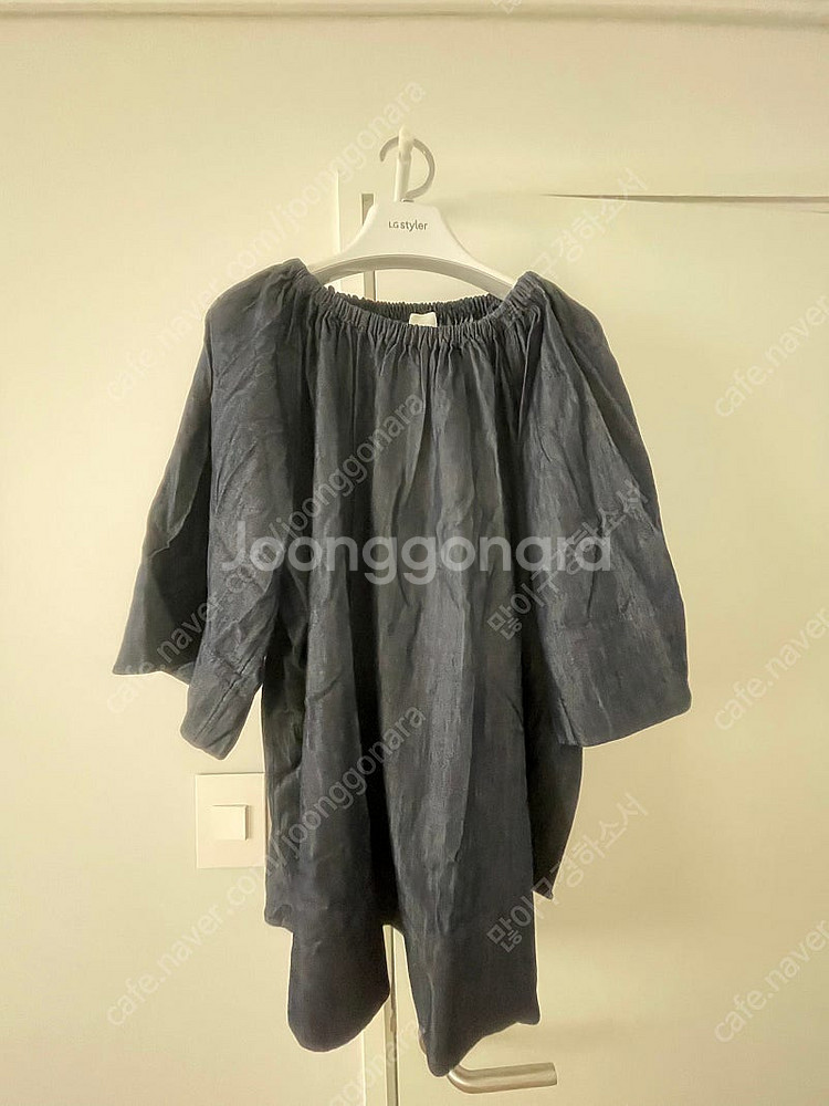 70%할인 cos코스 택 새옷 데님 블라우스ㅡ🩵🤍--5